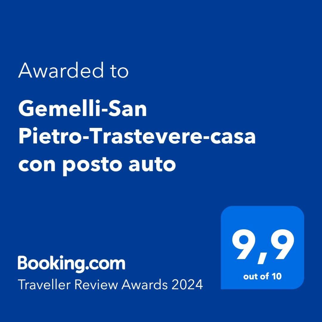 Lägenhet Gemelli-san Pietro-trastevere-casa Con Posto Auto *
